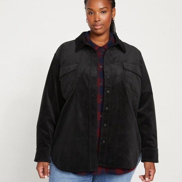 NWT Universal Standard Corduroy Shirt/Jacket in Gamay Purple - Picture 4 of 5